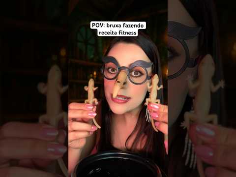 POV: bruxa fazendo receita fitness #asmr #asmrbrasil #humor #shorts #asmrsounds