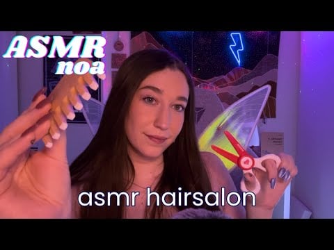 ASMR hair salon role play (NON-live🤭)