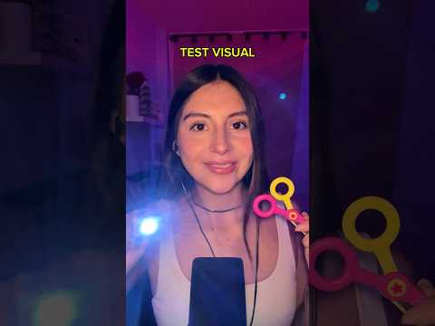 TEST VISUAL 👁️ #asmrcommunity #relax #asmrsounds #asmrshorts