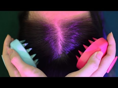 ASMR Focus Scalp Massage, Scalp Scratching Aggressive Tingling For Headache Relief