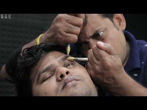 Most Relaxing ASMR Pin Pen Massage By Asim Barber | Asim Barber Double Neck Crack
