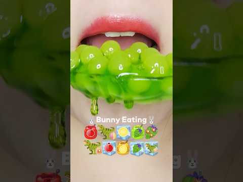 Colorful Dessert Emoji Food 이모지 먹방 Mukbang (sped up)
