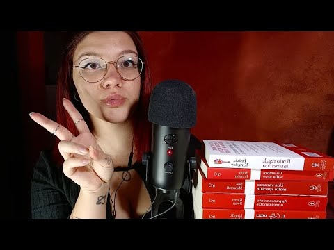 LIBRI A TEMA NATALIZIO 😴😍💜 (WHISPERING, TAPPING & MOUTH SOUNDS) | ASMR ITA