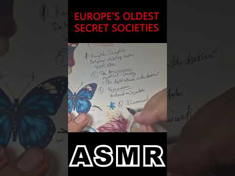 ASMR History: Europe's Oldest Secret Orders with Facts  #asmrhistory #asmrfacts