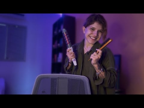✨ASMR✨ Penteado no seu cabelo, mas você é invisível ￼