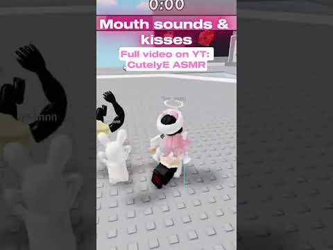 Close Mouth Sounds & Soft Kisses ASMR 👄💗  #asmr #mouthsounds #kisses #gentlekisses #roblox