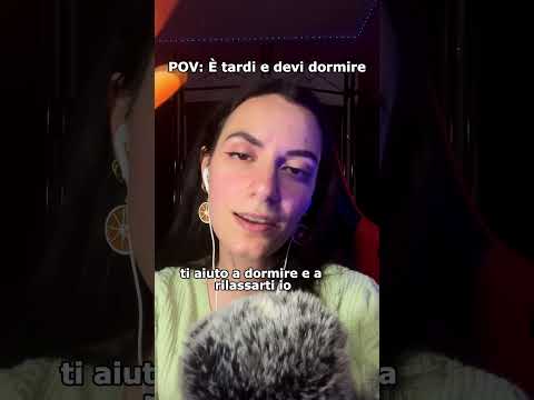 ASMR pov È tardi e devi dormire. #asmr