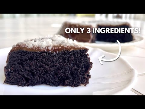 How to make the EASIEST and QUICKEST Oreo Cake! ONLY 3 INGREDIENTS😍