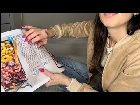 ASMR Page Turning Albert Heijn Magazine weekly ads