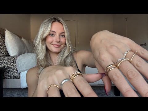 Ultimate Ring Sounds ASMR Video | Hand Movements & Sounds with RINGS 💍 (UPCLOSE) 