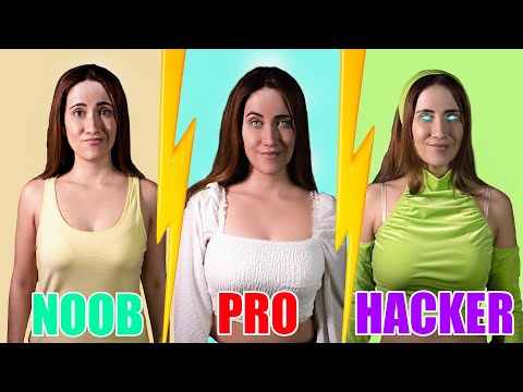 ASMR: NOOB vs PRO vs HACKER