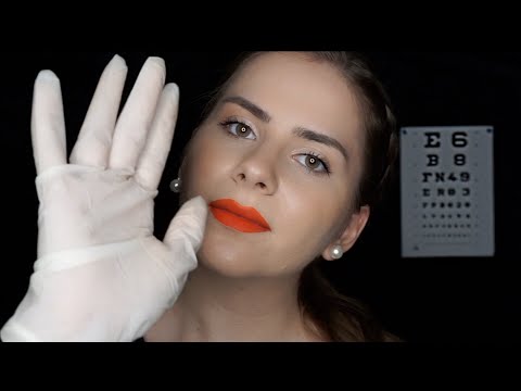 ASMR Entspannte Augenuntersuchung (german/deutsch)