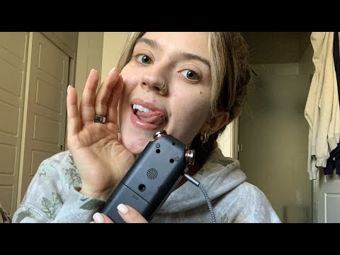 ASMR| Intense Ear to Ear Tascam Mouth Sounds