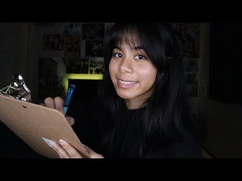ASMR asking you very deep and personal questions