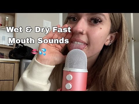 ASMR| Fast & Aggressive Mouth Sounds @1000% Sensitivity! + Fingerpad Tapping on Tingly Items 