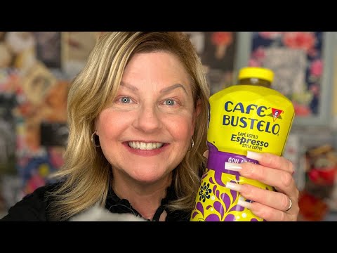 ASMR | Tingly Grocery Haul with New Items and Eating a Few Items!😍🎉 Tapping with Long Coffin Nails ✨
