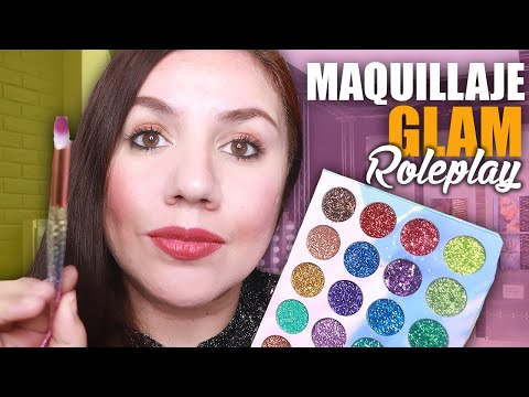 ASMR Español Maquillaje Glamoroso para Concurso de Belleza / Murmullo Latino / Doing Your Makeup