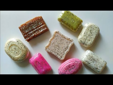 Dry Soap carving ASMR\ relaxing sounds\ No talking. Satisfying ASMR video\ Cutting soap
