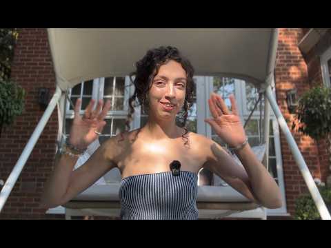 ASMR in the garden 🪴 🧚 🌳 soft singing, reading, chatting