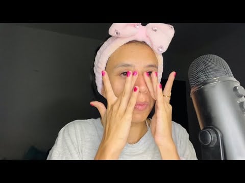 ASMR desmaquillándome + chicle y chisme 😮‍💨