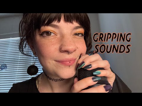 ASMR Mic Gripping & Scratching, Book Gripping, Visuals, Hand Sounds, Etc… 