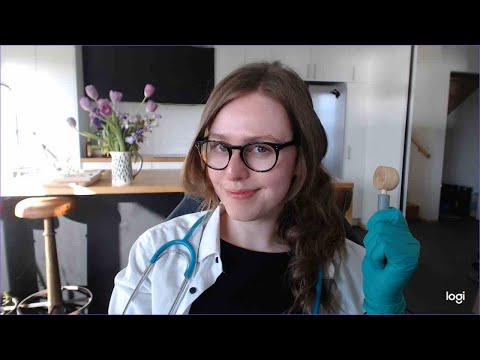 ASMR DOCTOR LADY CRANIAL NERVE EXAMINATION ROLE PLAY