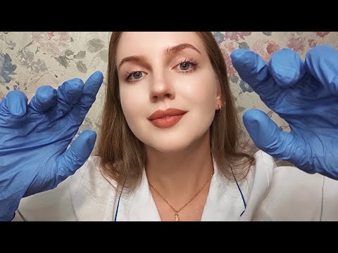 АСМР Проверка Слуха. Массаж Ушей в Перчатках • ASMR Hearing Testing. Ear Massage in Gloves