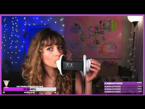 Saturday Night Sounds 💋 LIVE ASMR  w/ 3DIO 👂 Ear to Ear 👂