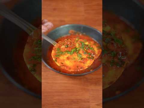 🔥 ASMR Unique Egg Curry | Special Masala Twist | Satisfying Cooking Sounds #shorts #asmr