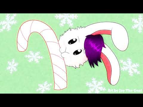 Bunny Licking Candy cane ASMR
