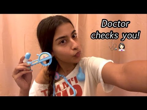 Day 9 ⭐️ doctor checks ur senses !🩺 general checkup! ASMR roleplay
