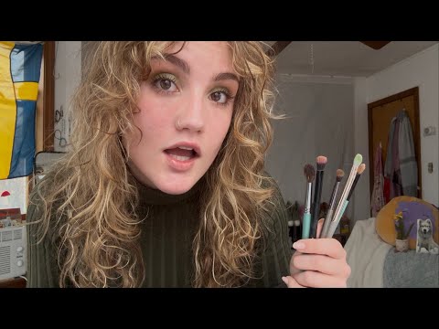 ✨i do your makeup personal attention ASMR ✨ (why spring is the WORST month & how to stay happy) 🪴🫶🏻