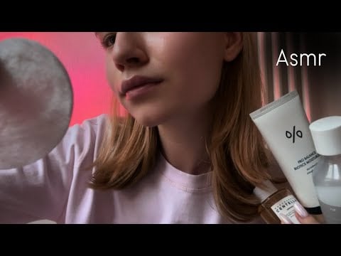 ASMR Roleplay Afterparty Girl Takes Care of You Before Sleepover | Skincare, Hair Brushing & Chat