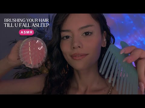 ASMR - Brushing Your Hair Until You Fall Asleep - Soft Spoken ASMR