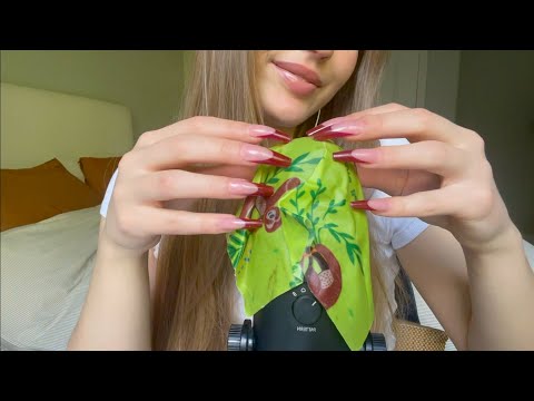 🐝ASMR BEESWAX WRAP TRIGGERS🐝 gripping, mic, scratching, tapping