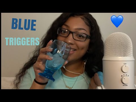 ASMR | BLUE TRIGGERS 💙🥶