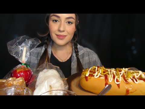 [ASMR] COMENDO COMIDAS DE FESTA JUNINA | MUKBANG