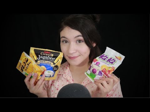 ASMR | Eating Croatian & Japanese Snacks