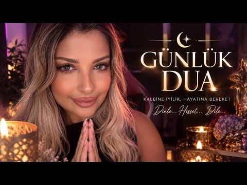 Seni Dualarla Bütün Negatif Enerjilerden Arındırıyorum ✨ (TÜRKÇE ASMR Dualı Arınma)
