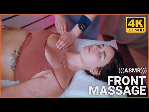 Front Lymphatic Drainage Massage | Victoria Kim | Real Client Session | Relaxing Body Wellness