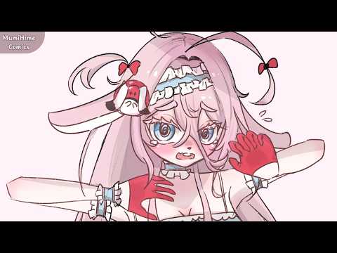 When the Cute Bunny Maid you hired REALLY likes your trading cards  | MumiHime Comic Dub