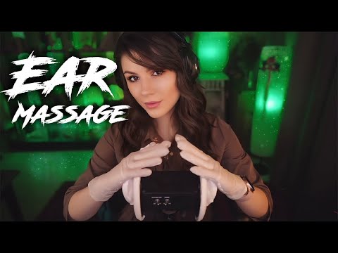 ASMR Ear Massage 💎 Latex Gloves, Shaving Foam, 3Dio, No Talking