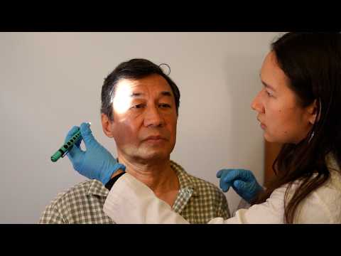 ASMR DAD IS BACK🧡 Head, Neck & Back Medical Exam | Sharp or Dull, Lymph Nodes, Percussion, Measuring