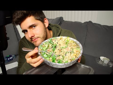 ASMR Costa Vida Mukbang (Crunchy Salad Eating, Male Whisper Ramble)