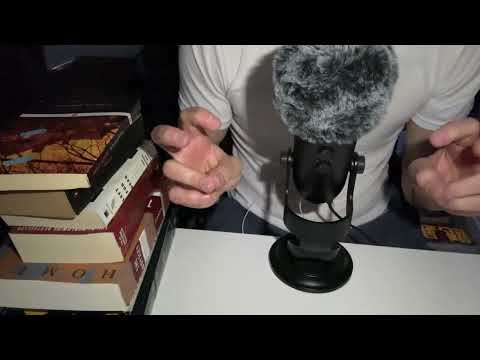 ASMR With the books I just thrifted 