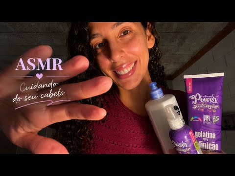 ASMR Cuidando do Seu Cabelo🤍 Relaxamento Profundo