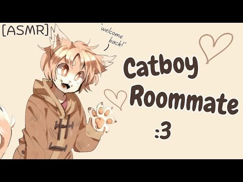 [Furry ASMR] Catboy roommate helps you get some sleep :3 [Sleep-aid] [Soft-spoken] [Whispering]