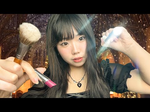 ASMR Doing your Makeup for the Yule Ball💄(EYEVOS lenses try on)