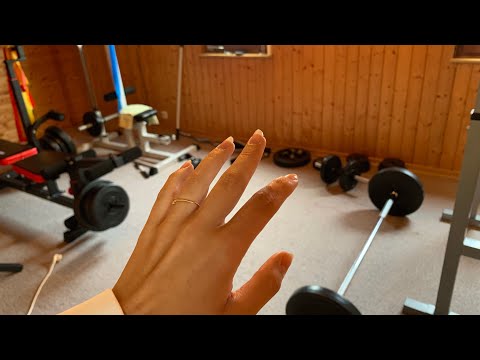 ASMR Home Gym Tour 🏋🏽‍♀️ | Voice Over