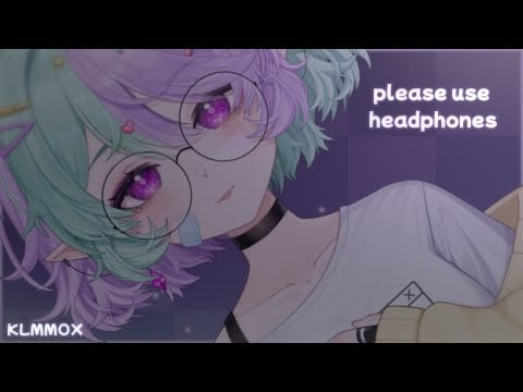 [ASMR] Latex glove ear massage ~